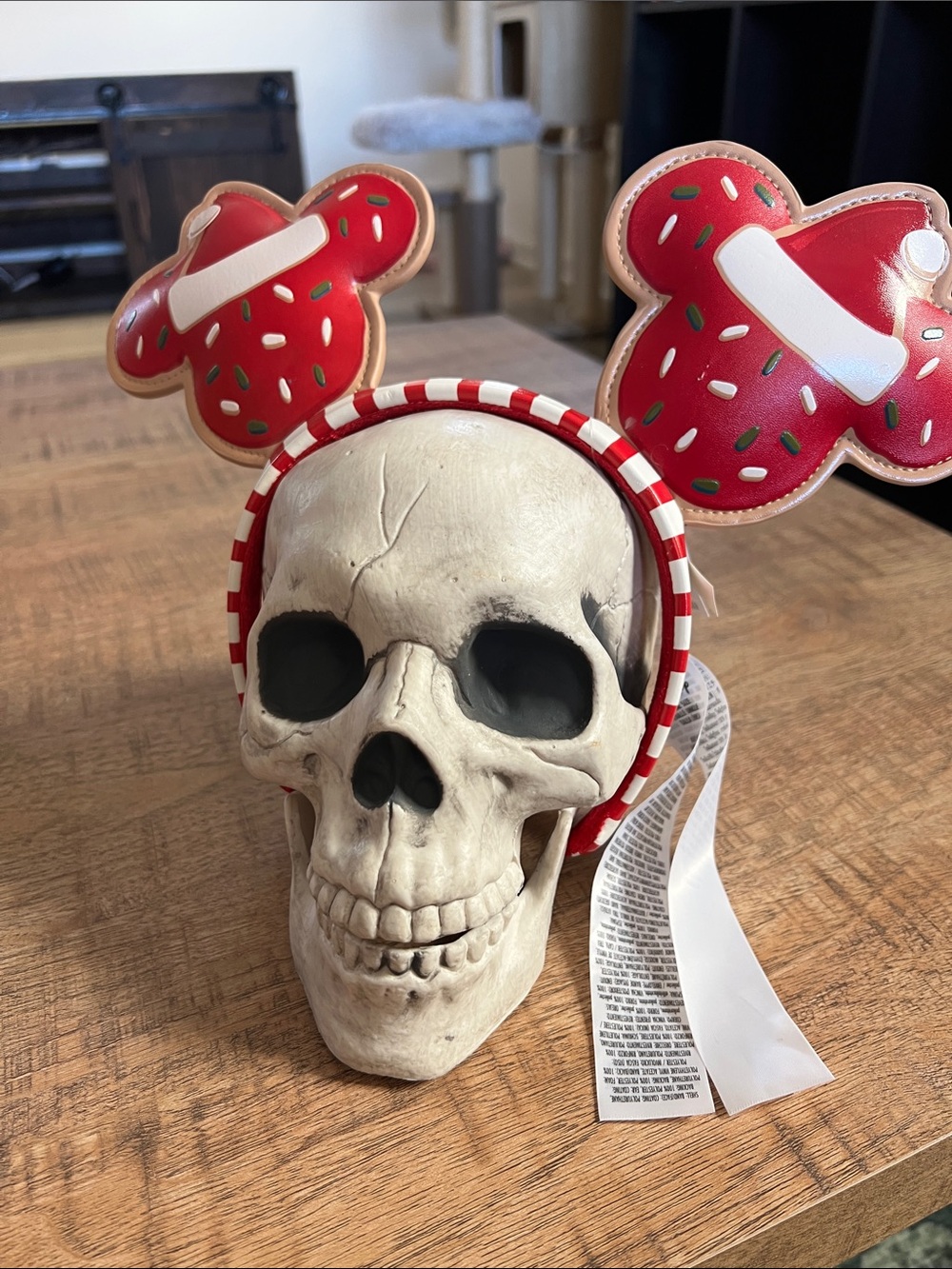 Disney Holiday Festive Red Cookie Ear Headband - Home Accents